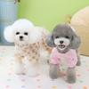 Roupas para cães de estimação roupas de lã de quatro patas para animais de estimação roupas para cães de estimação outono e inverno New 23 pequenas roupas de lã xadrez de quatro patas