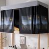 Cortina de Cama Exclusiva F3, Cortina de Cama para Estudante Dia de Sol, Tecido Blackout para Cama Superior de Dormitório, Cortina de Dormitório Universitário, Sombreamento Estilo Ins