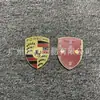 Adequado para emblema frontal Porsche 911 Cayenne Macan Panamera 718 adesivo para capô