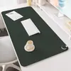 Alfombrilla de escritorio extragrande y alfombrilla para ratón integradas para uso en oficina de escritorio, teclado de portátil, bloc de escritura de cuero, alfombrilla de escritorio para inauguración de casa