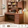 Estante de Mesa Integrada Mesa de Estudo Mesa para Escritório Doméstico Quarto Apartamento Pequeno Simples Mesa de Computador com Armário Mesa de Escrita