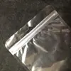 Bolsa de Empaque Transparente de Doble Cara para Teléfono Móvil Accesorios para Colgar Bolsa de Empaque de Plástico con Cremallera Neutra Bolsa de Empaque para Auriculares Bluetooth