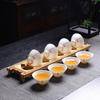 Caixa de presente sebo jade porcelana xícara doméstica branca porcelana xícara de chá xícara de chá kung fu pequena tigela de chá conjunto de chá personalizado