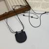 Bolso Cuadrado de Cuero Mini Collar Joyería para Mujer Sentido del Diseño Colgante Exquisito Usar Apilado Usar Cadena Versátil Nuevo Estilo