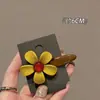 Pinza para el pelo de flor de dopamina coreana para mujer, pinza lateral para flequillo, pasador exquisito de alta gama, accesorio para el pelo de lazo