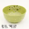 Tazón de Melamina, Tazón de Arroz Imitación Porcelana Flor de Nieve, Tazón para Sopa y Fideos, Venta Directa del Fabricante, Vajilla de Plástico de Melamina, Suministro Directo, Imitación Porcelana Resistente a Roturas