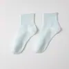 Calcetines con Aceite Esencial de Rosa, Calcetines de Media Pantorrilla para Mujer, Calcetines Zhuji, Calcetines de Algodón Finos 7A Antibacterianos y Desodorantes para Primavera y Verano, Calcetines Deportivos para Mujer