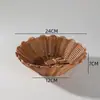 Cesta de Armazenamento Pequena de Rattan Sintético para Frutas Cesta de Armazenamento Trançada Cesta de Lanches para Restaurante Cesta para Batatas Fritas Cesta de Armazenamento para Mesa Venda por Atacado