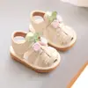 Zapatos Nuevos de Verano para Bebés y Niños Pequeños de 0 a 2 Años Sandalias para Niñas Suela Suave Dibujos Animados Zapatos de Princesa para Bebé Zapatos que Chirrían