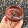 Mini Portaincienso de Madera de Azufaifo Portaincienso para el Hogar Interior Incienso Agujero de Madera de Azufaifo Natural Quemador de Incienso