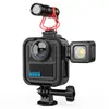 Gopro Max2 Accesorios Marco Jaula de Conejo Expansión Zapata Fría Carcasa Protectora Lente Cámara de Acción Panorámica Anticaída