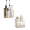 Z2135 Organizador de Almacenamiento Compartimentado Portacepillos de Dientes Montado en Pared Sin Taladro Estante para Peine y Pasta de Dientes de Baño Estilo Lujo Ligero