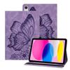 Adequado para Case de Couro para Tablet iPad 11ª Geração 10.9 Air13 Retro Fosco Borboleta Slot para Cartão Case Anti-Queda Air4