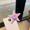 Creme Colorido Estrela de Cinco Pontas Grampo de Cabelo Bonito Doce Menina Coração Franja Clipe Dopamina Quebrado Grampo de Cabelo Headwear Mulheres