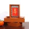 Colgante de Papel de Arroz Madera Hueca Decoración Roja de Año Nuevo Chino Creación de Caligrafía Doble Cara Tarjeta Dura Mayoreo