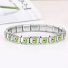 Pulsera Modular de Acero Inoxidable DIY Empalme Libre Desmontable Té de Leche Jugo Nicho Linda Mejor Amiga Regalo de Viaje