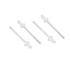 Ventas directas de fábrica Remache ciego de plástico general automotriz panel de muebles eléctricos fijos remache ciego de nailon blanco
