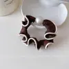 Goma para el pelo de perlas con bloques de color simples estilo coreano para mujer, Nuevo coletero de encaje, Diadema elástica alta para moño, Accesorio para el cabello