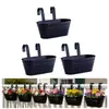 Vasos de Flores de Ferro Pendurados Personalizados Transfronteiriços para Uso Doméstico, Baldes Pendurados Ovais Destacáveis para Jardinagem e Plantas Verdes