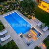 Piscina de Frp Grande Personalizada, Piscina para Adultos ao Ar Livre para Hotel Clube, Piscina de Spa
