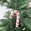 Decoração de Natal Basto de Doce Vermelho e Branco Cenário para Vitrine de Shopping Arranjo Árvore de Natal de Doces Decoração para Cortar