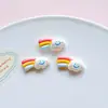 Lindos accesorios de resina Sanrio Hello Kitty para zapatos de clogs de dibujos animados, dijes para zapatos, materiales para accesorios de cabello, colgantes para cadena de teléfono