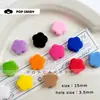 Cuentas de Terciopelo con Forma de Flor para Colgante DIY Hecho a Mano Colgante de Bolsa Flor para Zapato Accesorios Ropa Joyería de Flores Colorida Linda