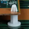 TMS-6 coluna de isolamento de fundo plano PCB coluna de quatro cantos espaçador de isolamento de cabeça de aeronave furo de 4 mm almofada de nylon coluna alta