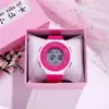 Reloj electrónico multifuncional para hombres y mujeres estudiantes moda ultradelgado 50m luminoso deportivo Reloj para estudiantes de secundaria y primaria