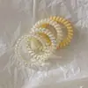 Lazo para el Pelo tipo Cable de Teléfono de Alta Apariencia, Accesorio para el Cabello de Goma de Alta Elasticidad, Cuerda para el Cabello Fresca y Versátil, Lazo para el Cabello Antideslizante Estilo Coreano que No Tira del Cabello