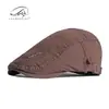 Boina de Algodón Nueva para Hombre de Primavera y Verano, Gorra Artística Retro Británica, Gorra de Pico para Mujer, Tendencia Juvenil Estilo Coreano