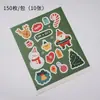 Caja de pastel con asa para taza de mousse grasa de Navidad 2023 decoración Santa muñeco de nieve transparente caja portátil enchufe