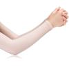 Mangas de protección solar de seda de hielo de verano para mujer, protección UV, mangas de hielo para montar al aire libre, mangas largas de protección para brazos, mangas de conducción para mujer