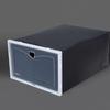Caja de Zapatos de Plástico Caja de Almacenamiento de Zapatos Engrosada Transparente Gran Capacidad Tipo Cajón Estante de Almacenamiento Plegable