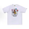 Suministro mayorista transfronterizo Chaopai de comercio exterior a 260g éxito de ventas BAPE cabeza de simio tiburón camiseta de manga corta 21