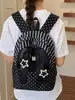 Mochila de Puntos y Estrellas con Orejas de Conejo Lindas Modelo Nuevo 2026 Gran Capacidad Estudiante Moderna Casual para Viajar Mochila Ligera