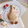 HD5240A015 Pinza para el pelo de cuadros de perrito con puntos de onda y casa pequeña, pinza para el pelo linda y dulce con borla lateral para el flequillo, accesorio para el cabello para mujeres