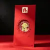 Año Nuevo del Cordero Pegatina Dorada para Teléfono Sobre Rojo Oro Puro 999 Regalo Compañero de Alta Gama Regalo de Reunión Anual de la Empresa Venta al por Mayor