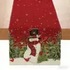 Bandeirinhas de Mesa de Natal Transfronteiriças 2026, Bandeirinhas de Mesa para Decoração de Festa Familiar de Feriado, Toalhas de Mesa de Natal para Jantar de Festa