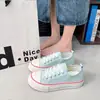 Zapatos de Lona con Suela Gruesa 2026 Primavera/Otoño Nuevo Estilo Cómodos Delgados Ligeros Súper Calientes Zapatos Casuales de Moda con Cordones Versátiles Zapatos de Plataforma