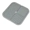 Tapete Alimentador Lento de Silicone para Pets, Tapete de Lamber para Cachorros, Tipo Ventosa, Antiderramamento, Antiderrapante, Tigela Anti-Engasgo, Tapete Universal para Gatos e Cachorros, Alimentação Lenta
