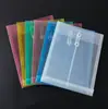 Bolsa Transparente de Archivo para Documentos A4 de Gran Capacidad, Bolsa de Almacenamiento de Archivos A4 de Alta Gama con Pegatinas de Etiquetas, Personalizable