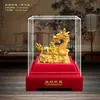 Adornos del Año del Dragón, Arena de Terciopelo del Dragón Zodiacal, Adornos de Dragón Chapados en Oro, Regalos, Artesanías, Fiesta Anual, Tienda 4S, Regalos para Compañías de Seguros