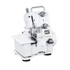 Máquina de ponto overlock de três fios, mini máquina de costura elétrica de quatro fios doméstica, come grosso, máquina de overlock portátil manual pequena para casa