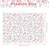 Wx329 Papel Copiador para Mahjong Aquarelado 17g Papel de Embrulho à Prova de Umidade Doce de Presente Decoração de Borboleta e Flor Papel Pérola