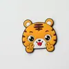Tema Tigre Vermelho Tendência Chinesa Decoração de Bolo Mesa de Sobremesas Aniversário Cartão do 100º Dia Decoração Adesivo