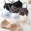 Nuevo sujetador base sin tirantes de escote bajo para mujeres con poco busto, con efecto push-up, tirantes finos, diseño invisible sin costuras y fragancia