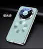 Funda para Teléfono Móvil de Cuero Liso Galvanizado Adecuada para Huawei Mate80Promax 80Rs Anillo Magnético Funda Protectora Anticaída de Gama Alta