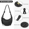 Nueva Bolsa Cruzada de Hombro de Media Luna para Axila de Amazon, Bolso Cruzado Portátil y de Alta Gama, Bolsa Silla de Gran Capacidad para Mujer, Personalizable