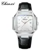 Reloj Chenxi para hombre y mujer, reloj de cuarzo, impermeable, de moda, reloj de pulsera para pareja, reloj de pareja de negocios, luminoso, impermeable, al por mayor